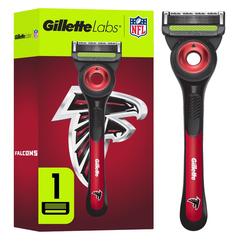 Men's Gillette Razor with Exfoliating Bar & Refills - Game Day Edition
