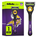 Men's Gillette Razor for Game Day with Exfoliating Bar & Blade Refill