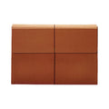 Expanding Wallet 3.5 Inch Capacity - Brown Document Wallet for 12x18 Paper