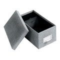 Index Card File Box Black Agate - Holds 1000 4x6 Notes & Cards