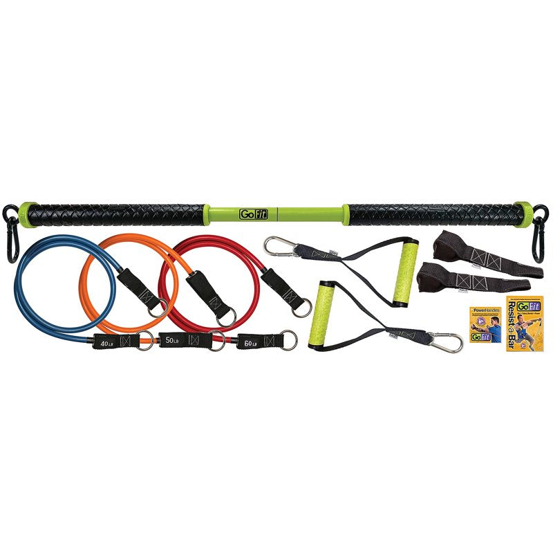 Resistance Exercise Bands Kit with Workout Guide and Accessories