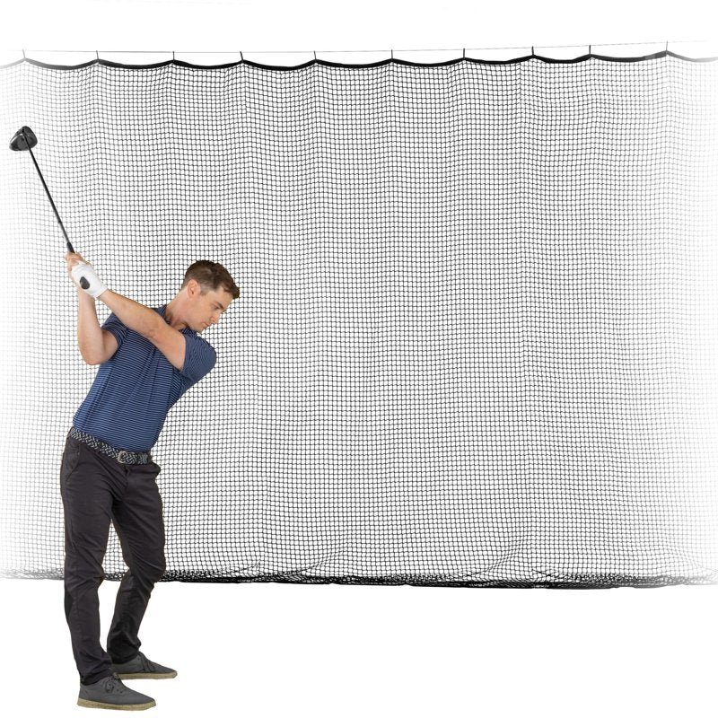 GoSports 15 ft x 10 ft Hitting Net for Golf, Baseball, Hockey, Soccer, LAX - 15 x 10