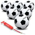 GoSports Classic Soccer Ball 6 Pack - Size 4 with Premium Pump & Carry Bag (Variation 4)