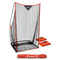 Football Kicking Net 7x4 ft Portable Training Target with Weighted Sand Bag