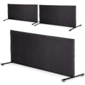 Pickleball Court Barriers 3 Pack - Portable PVC Court Dividers for Tennis & Sports