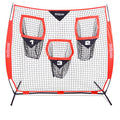 6x6 ft Football Throwing Net for Quarterback Practice - Red