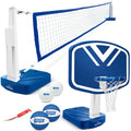 Pool Basketball and Volleyball Game Set - 2-in-1 Water Sports Equipment