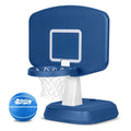 Poolside Basketball Game with Water Ball - 28x20 Inch Durable Water Hoop for Kids