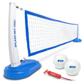 Pool Volleyball Net Set with 2 Water Balls - Adjustable Water Volleyball Game