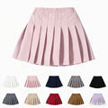 Girls Tennis Skirt with Built-in Shorts & Pockets - School Uniform Pleated Skort