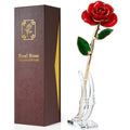 24K Gold Dipped Rose - Eternal Preserved Rose for Her, Gifts for Mom, Wife, Girlfriend
