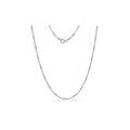 Gold Over Sterling Silver Twisted Link Necklace 24 Inch - Elegant Italian Design