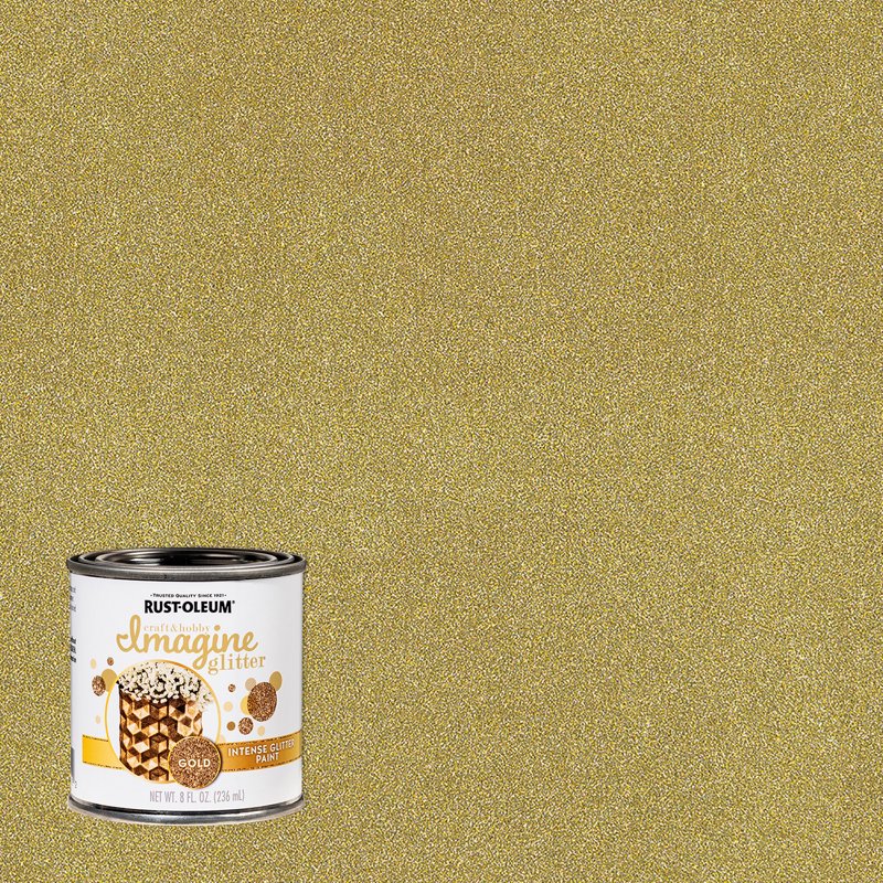 Sparkly Glitter Paint Set - Indoor Craft & Hobby Use, 4 Pack