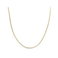 Gold Plated Sterling Silver Snake Chain Necklace 18 Inches