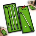 Golf Club Pen Set - Unique Desktop Gift for Men Women Adults