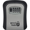 Portable Key Storage Box with 4-Digit Lock, Lightweight & Durable Plastic Security Lockbox