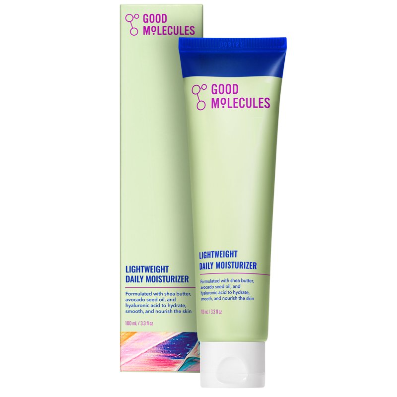 Lightweight Daily Facial Moisturizer with Shea Butter & Hyaluronic Acid - Non-Greasy Hydrating Face Cream 3.3 fl oz