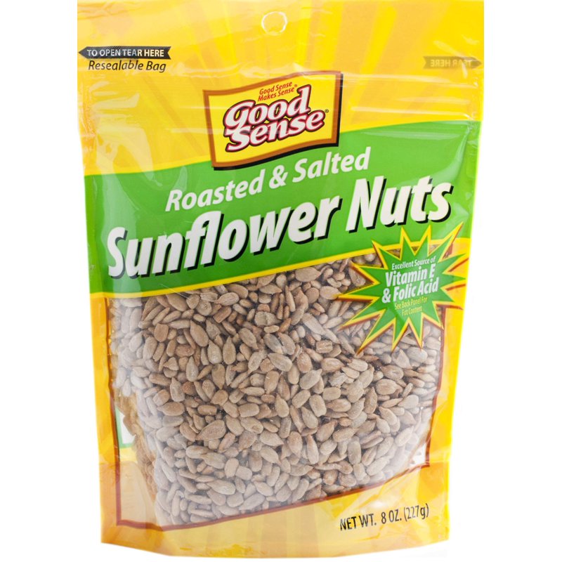 Roasted & Salted Shelled Sunflower Seeds - Pack of 4, Natural Snack