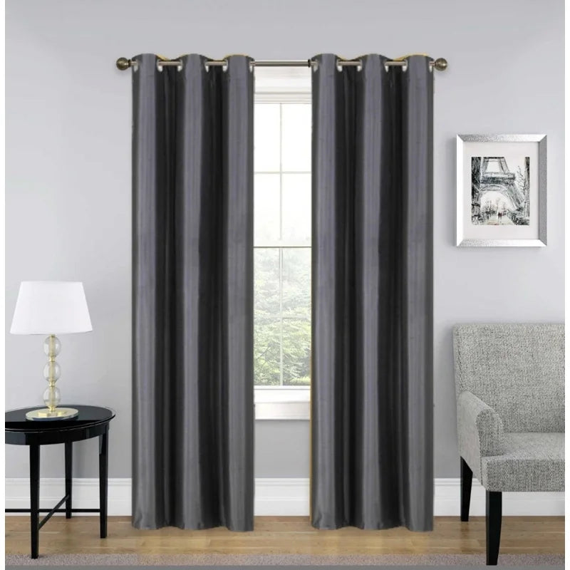 Blackout Window Curtain Drapes Set of 2 - Light Blocking Room Darkening Panels