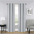 Blackout Window Curtain Drapes Set of 2 - Room Darkening Thermal Grommet Panels