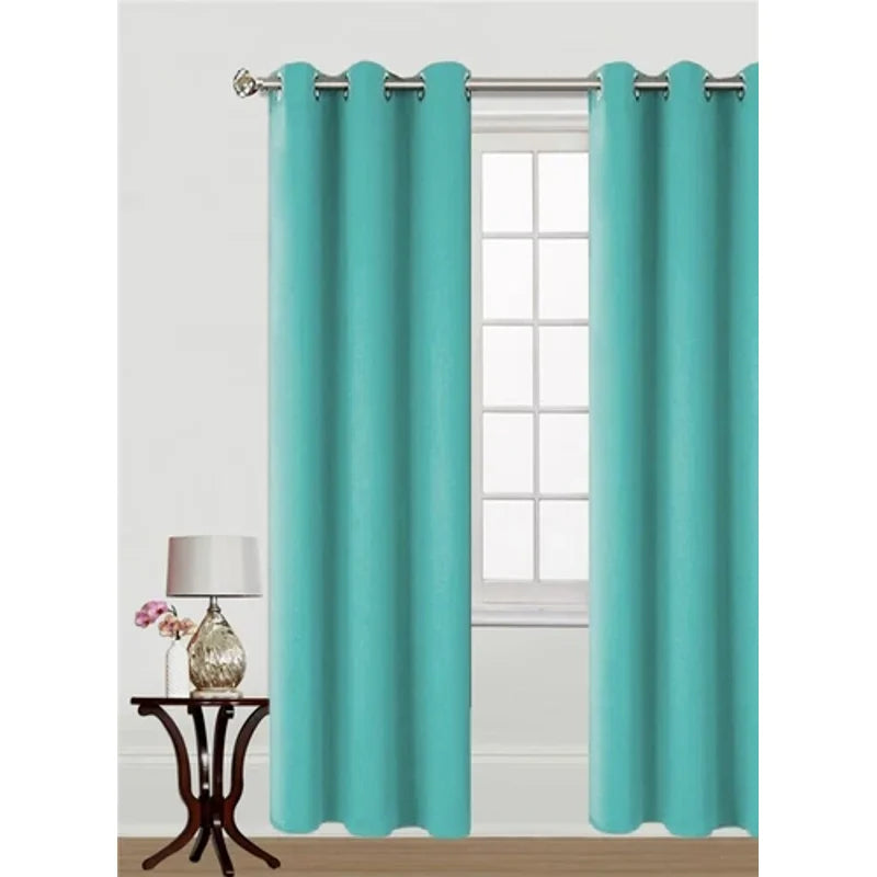 Thermal Blackout Window Curtain Set - Room Darkening Grommet Panels, 2 Pack, 74x84 Inches