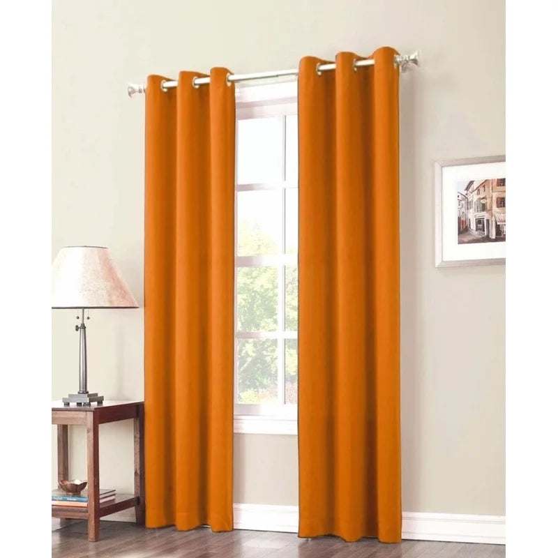 Outdoor Thermal Blackout Curtain Panels Set - Grommet Window Drapes for Patio & Privacy