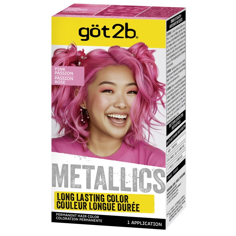 Permanent Metallic Hair Dye Kit for Vibrant, Shimmering Color - Multiple Shades