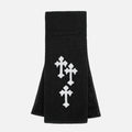 Football Towel with Cross Design - Microfiber Sports Accessory, 14.5 x 4 Inches