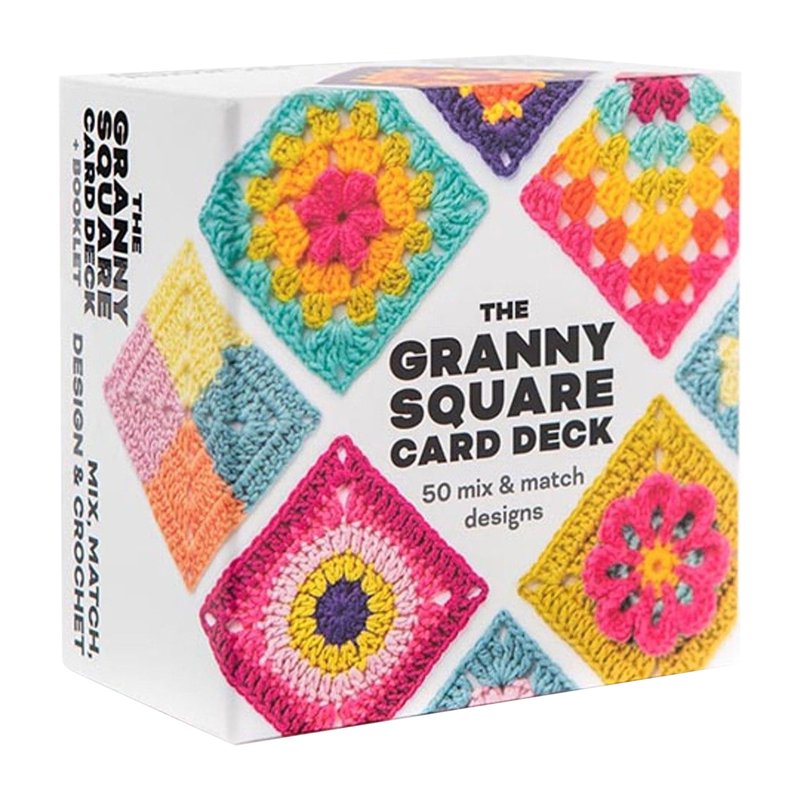 Crochet Pattern Deck 50pcs for Granny Squares & Craft Planning