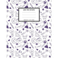 Graph Paper Notebook 1/2 Inch Squares for Kids - Purple & White, 8.5x11 Paperback
