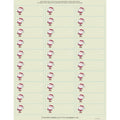 Merry Christmas Santa Address Labels - 150 Self-Adhesive Holiday Labels