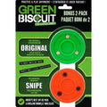 Off Ice Hockey Puck Set for Street & Training - 2 Pack, Durable Plastic
