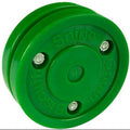 Street Hockey Puck for Shooting & Stickhandling Training - Green Biscuit Snipe