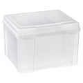 Greeting Card & Craft Storage Organizer with 6 Dividers - Acid-Free Plastic