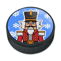 Grinning Nutcracker Soldier Hockey Puck - Ice Hockey Rubber Accessory