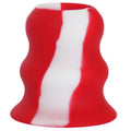 Softball Bat Taper Grip - Larger, Durable, Control & Comfort - Red/White