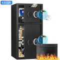 Large Fireproof Waterproof Safe with Electronic Keypad and Dual Alarm - 6 Cub Ft