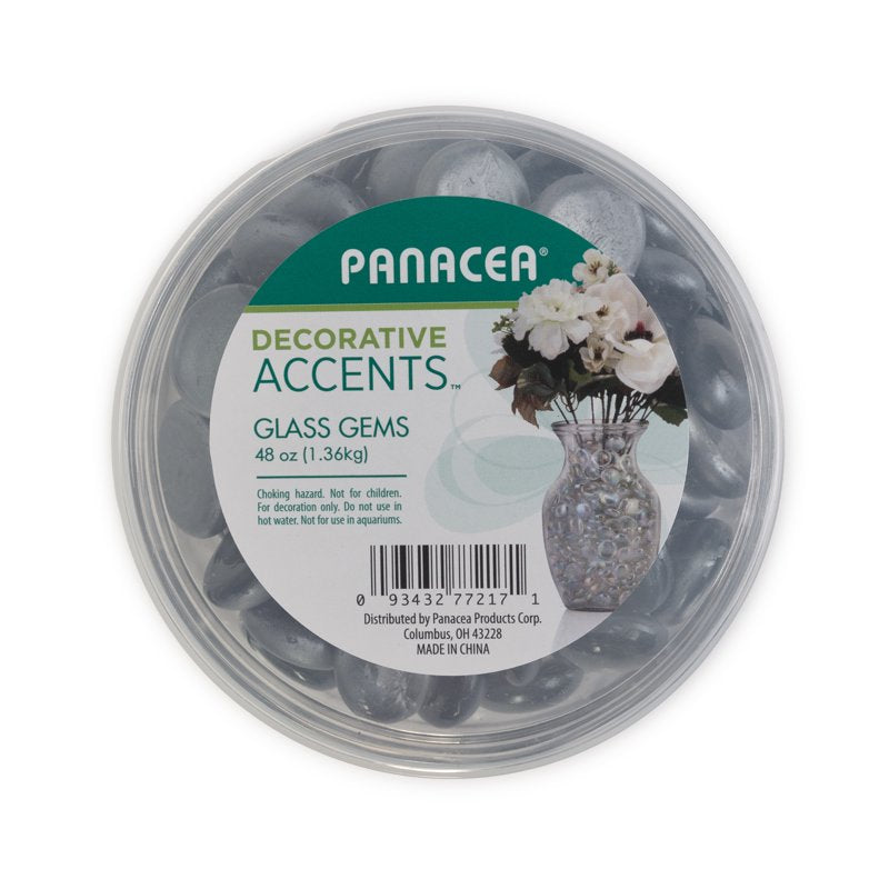 Gunmetal Matte Glass Gems 48 oz. Jar - Decorative Crafts & Vase Fillers