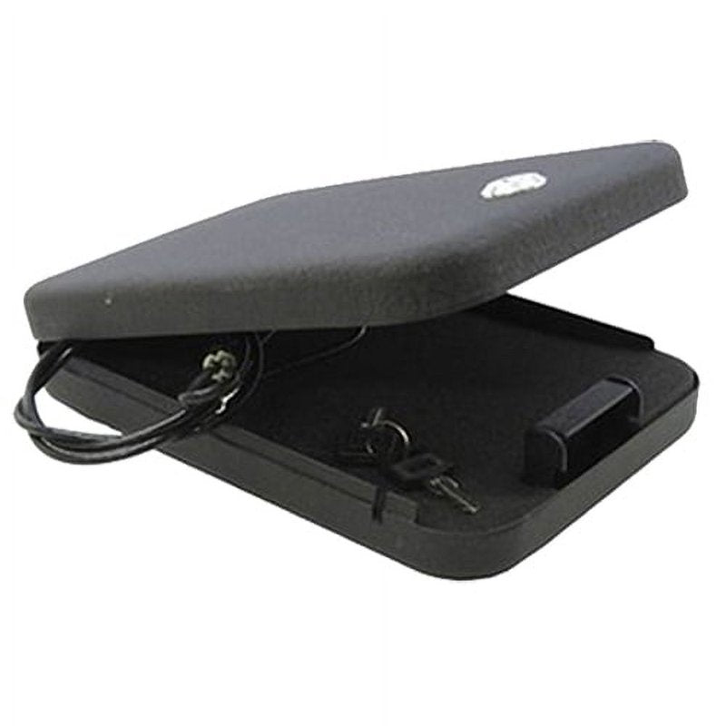 NanoVault Gun Safe - Compact Black Security Safe for Home & Travel