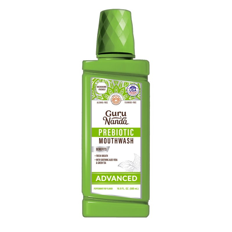 Prebiotic Alcohol-Free Mouthwash with Peppermint - 16.9 fl oz
