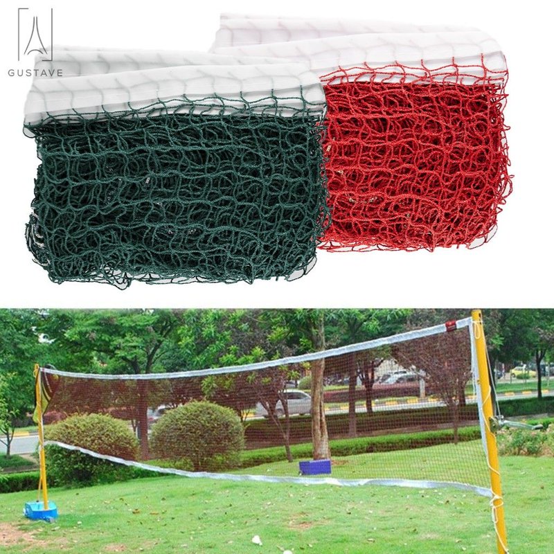 Portable Badminton Net Tennis Volleyball Mesh Set - 20x2.5ft Outdoor & Indoor Sports Net