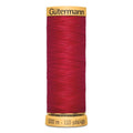 Natural Cotton Sewing Thread 110 Yd Bright Red - Strong, Silky Finish