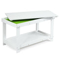 Kids Activity Play Table with Storage - Multifunctional Wooden Table for Learning & Building