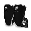 Knee Sleeves 7mm Pair for Squats & Powerlifting - Compression Support for Men & Women with Free Gym Bag