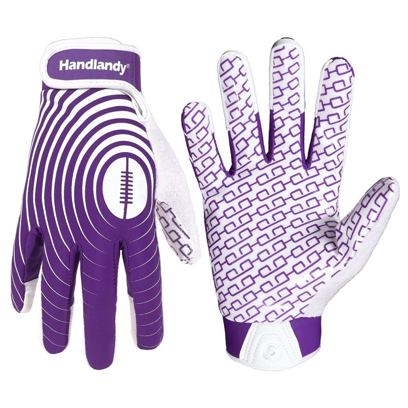 Youth Football Gloves with Tacky Silicone Grip for Boys and Girls