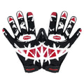 Youth Football Gloves with Tacky Grip, Breathable Mesh, Adjustable Fit