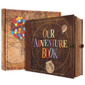 Wedding Scrapbook Album 8 Inch 146 Pages Travel Memory Book Gift with Stickers