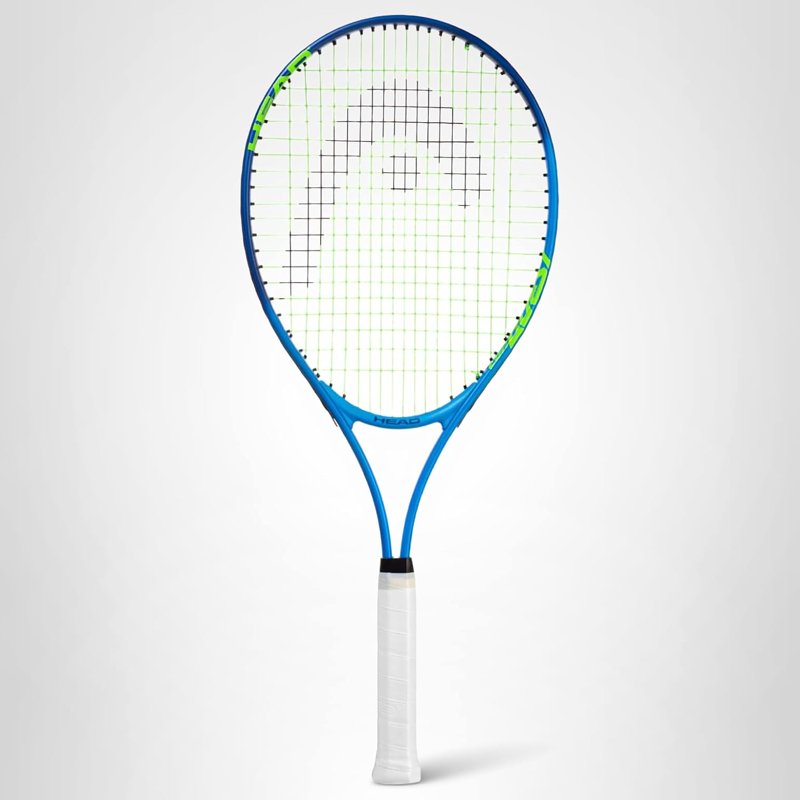 Adult Tennis Racket 27 Inch Blue Ti Conquest with 4 3/8 Grip - Beginner Friendly