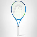 Adult Tennis Racket 27 Inch Blue Ti Conquest with 4 3/8 Grip - Beginner Friendly