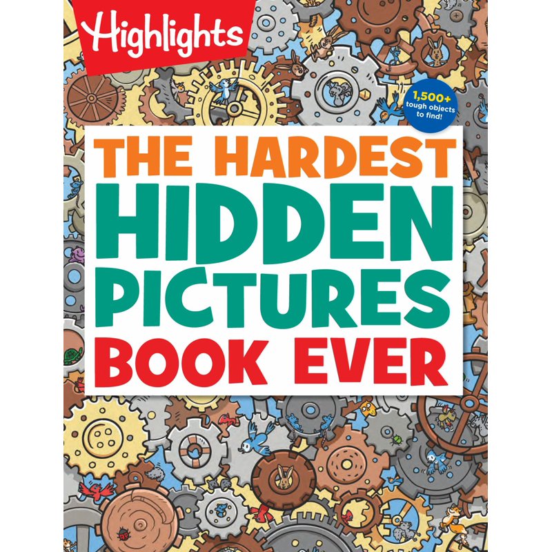 Hardest Hidden Pictures Puzzle Book for Kids Ages 8-12 - Over 1,500 Hidden Objects